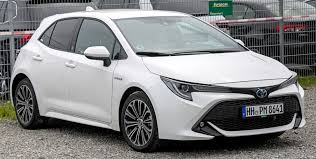 2019 Toyota Corolla white sedan on Chinese highway